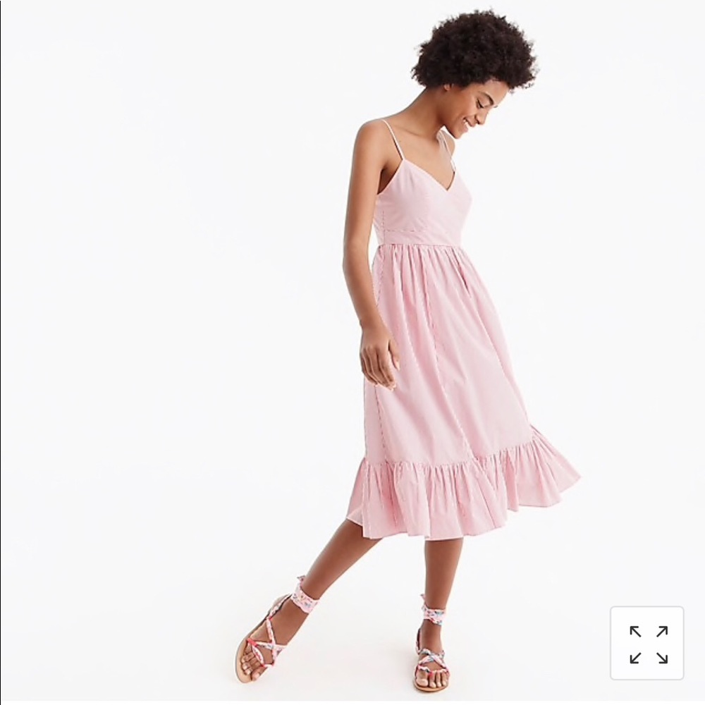 JCrew Drapey Spaghetti Strap Dress